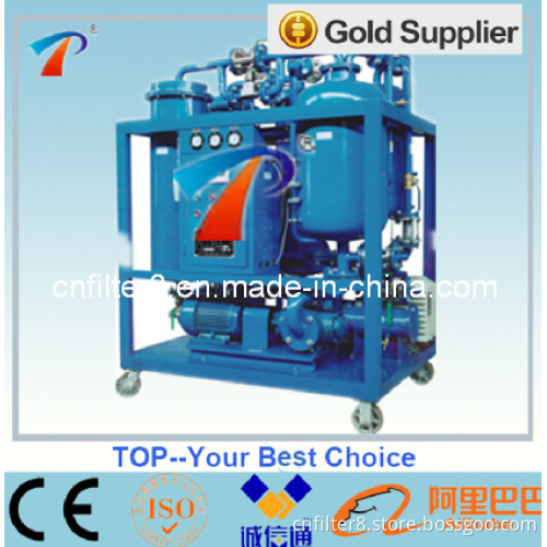 Ty Used Turbine Oil Purification Machine Removes Free Water, Reduces Dissolved Water to 50 Ppm, No Pollution